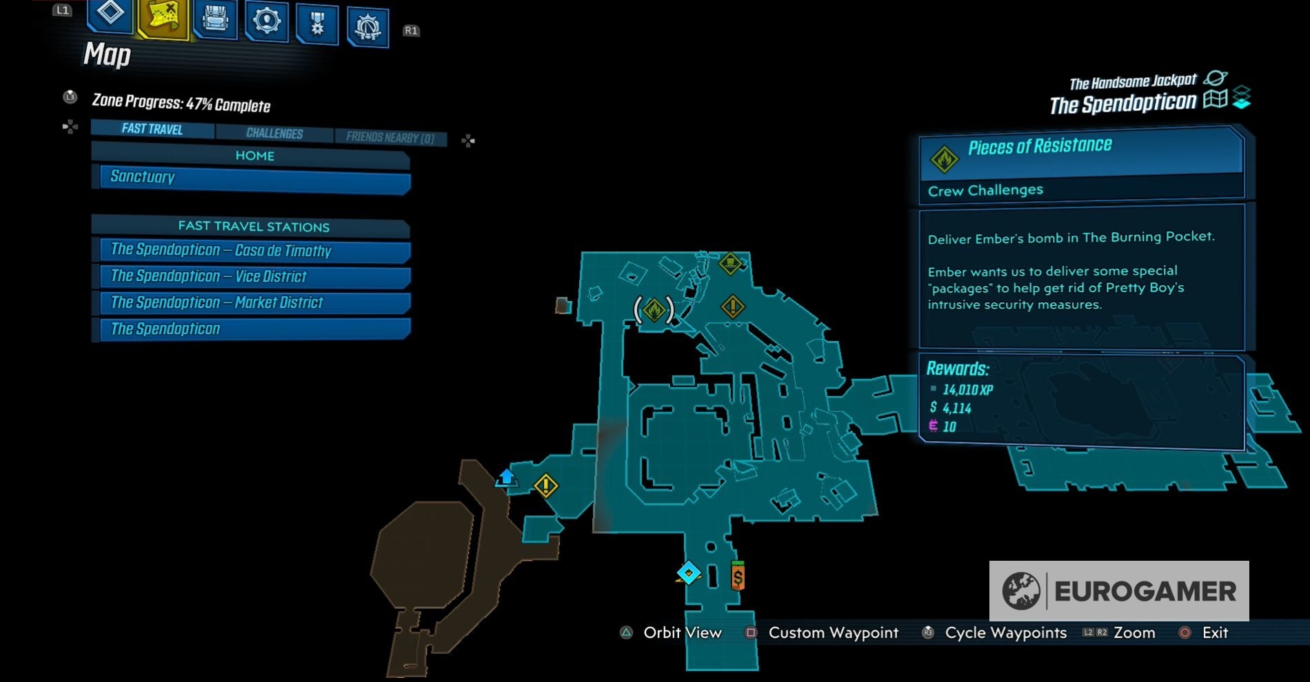 Borderlands 3 Ember's Purge challenge steps All Pieces of Résistance